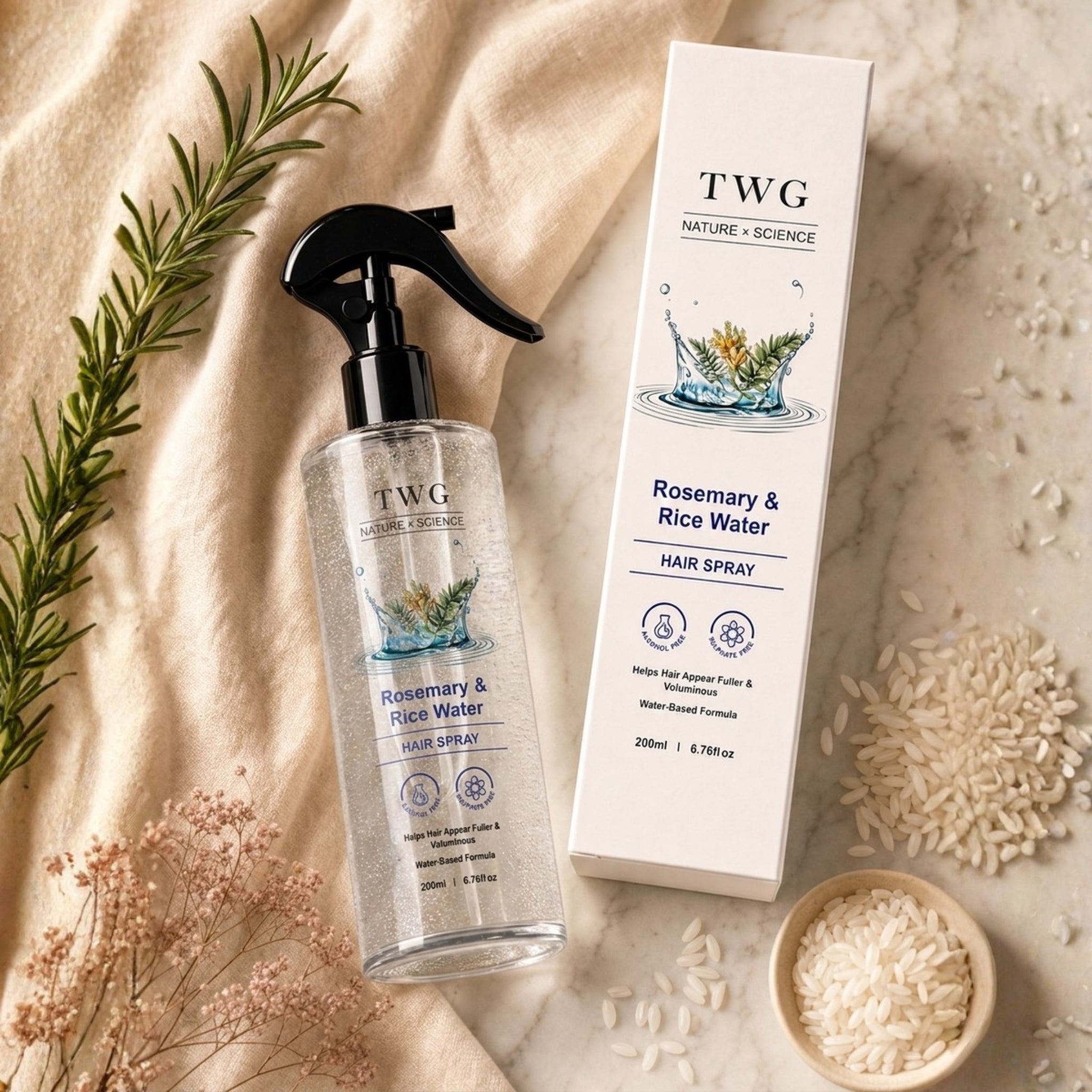 The Halo™ — Rosemary & Rice Water Hair Mist