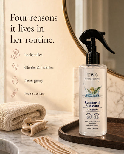 The Halo™ — Rosemary & Rice Water Hair Mist