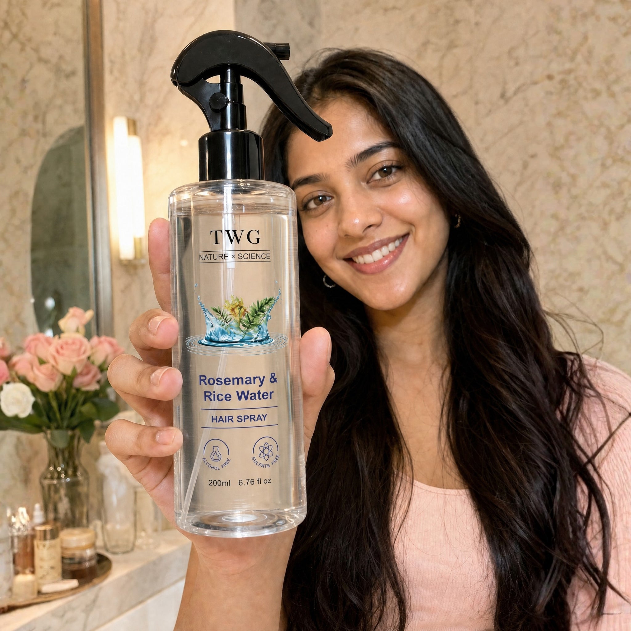 The Halo™ — Rosemary & Rice Water Hair Mist