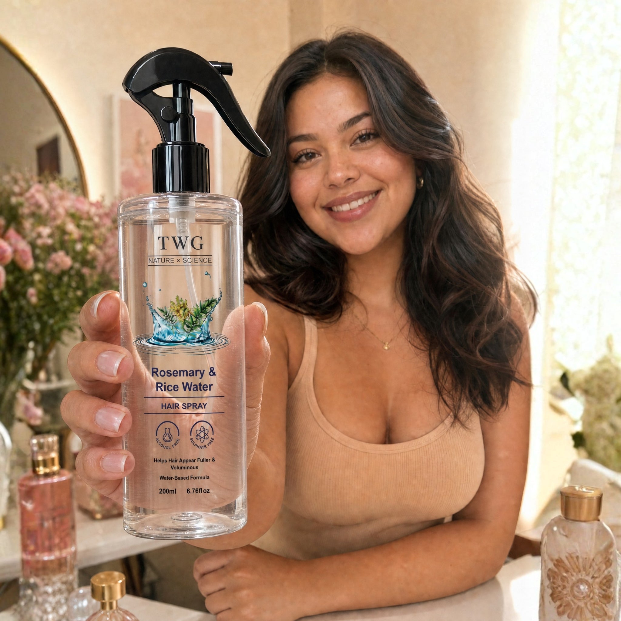 The Halo™ — Rosemary & Rice Water Hair Mist