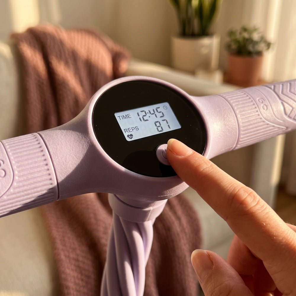 The smart counter logs every rep